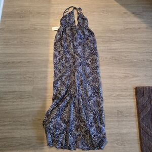NWT Eternal Sunshine Creations Cotton Halter Maxi Dress